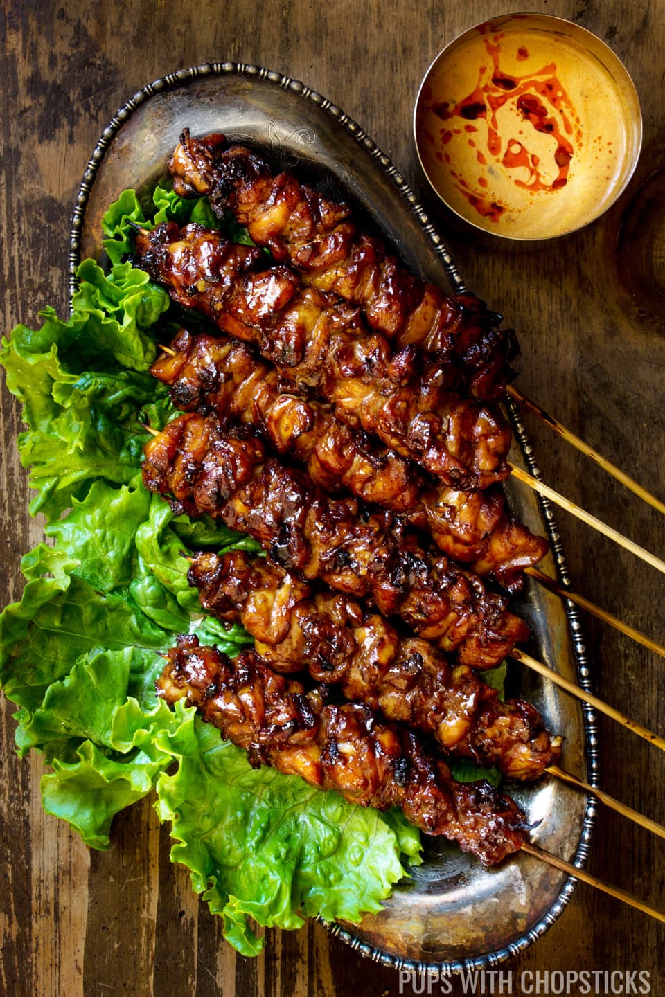 grilled chicken skewers